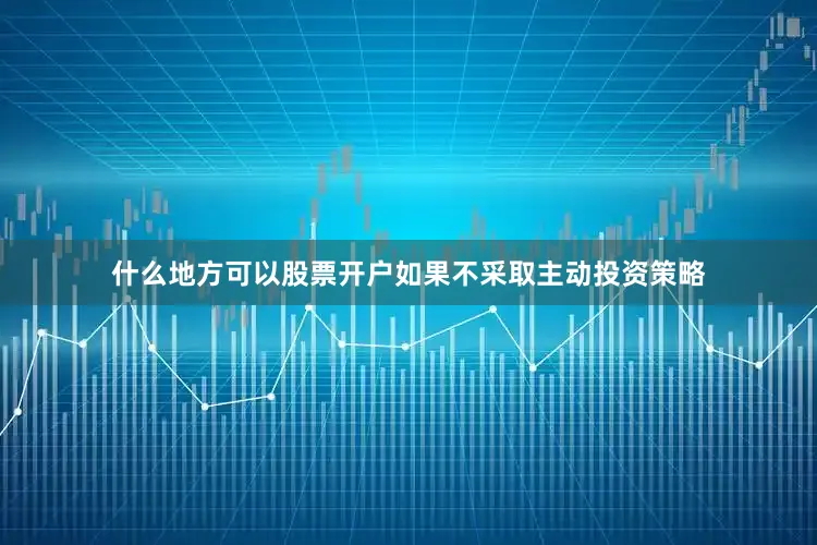 什么地方可以股票开户如果不采取主动投资策略